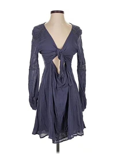 Pre-owned Roxy Casual Dress In Blue