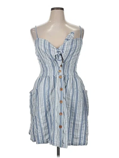 Pre-owned Roxy Casual Dress In Blue