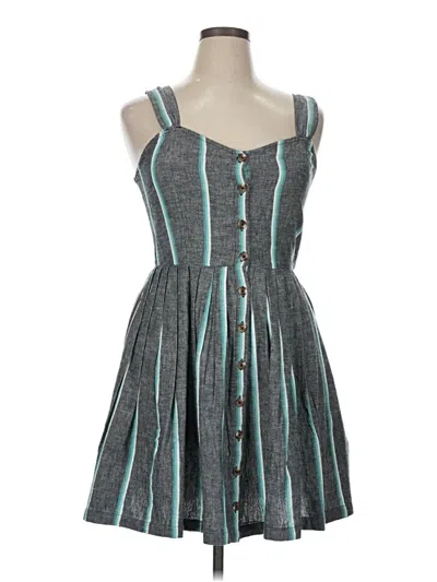 Pre-owned Roxy Casual Dress In Blue
