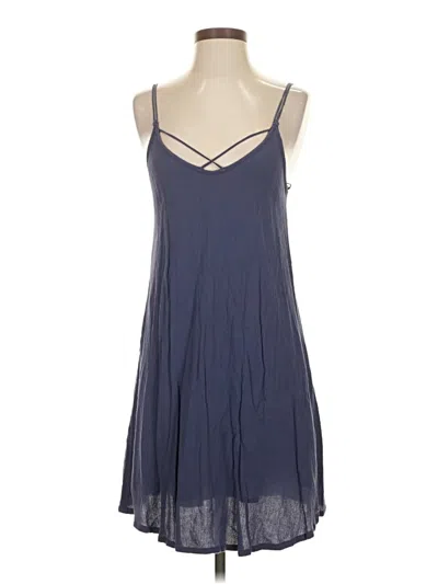 Pre-owned Roxy Casual Dress In Blue