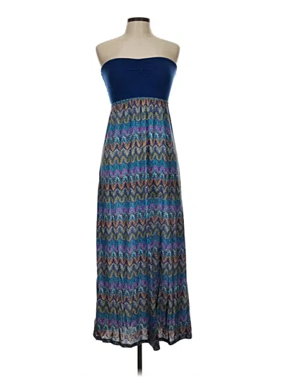 Pre-owned Roxy Casual Dress In Blue