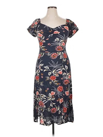 Pre-owned Roxy Casual Dress In Blue