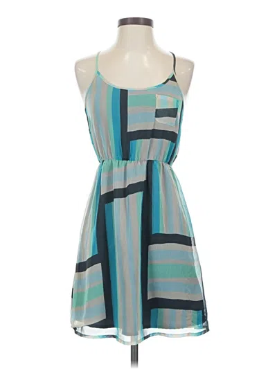 Pre-owned Roxy Casual Dress In Blue