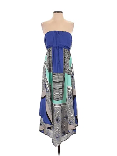 Pre-owned Roxy Casual Dress In Blue