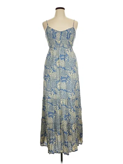 Pre-owned Roxy Casual Dress In Blue