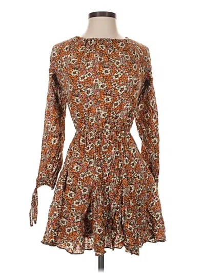 Pre-owned Roxy Casual Dress In Brown