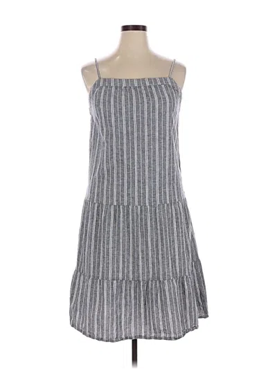 Pre-owned Roxy Casual Dress In Gray