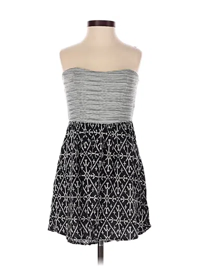Pre-owned Roxy Casual Dress In Gray