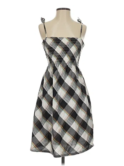 Pre-owned Roxy Casual Dress In Gray