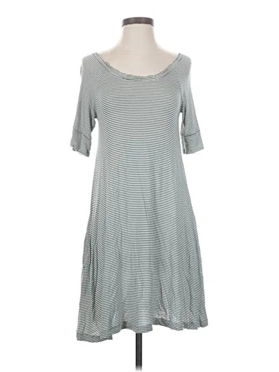 Pre-owned Roxy Casual Dress In Gray