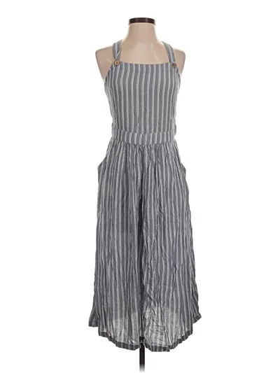 Pre-owned Roxy Casual Dress In Gray