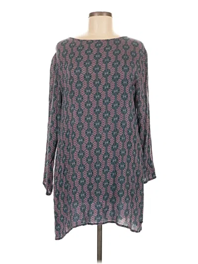 Pre-owned Roxy Casual Dress In Gray