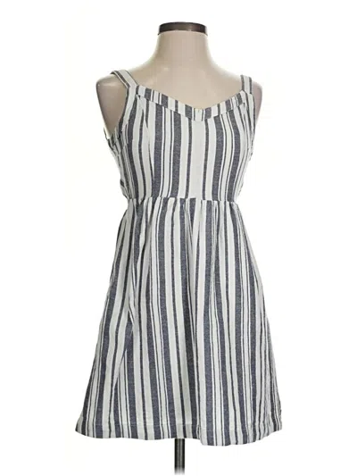 Pre-owned Roxy Casual Dress In Gray