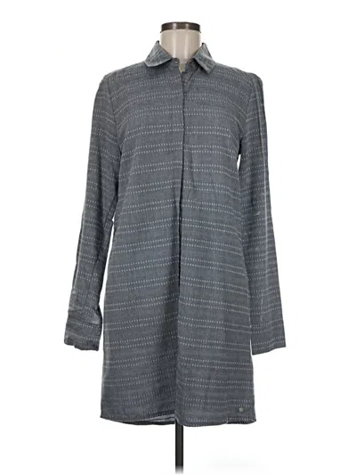 Pre-owned Roxy Casual Dress In Gray