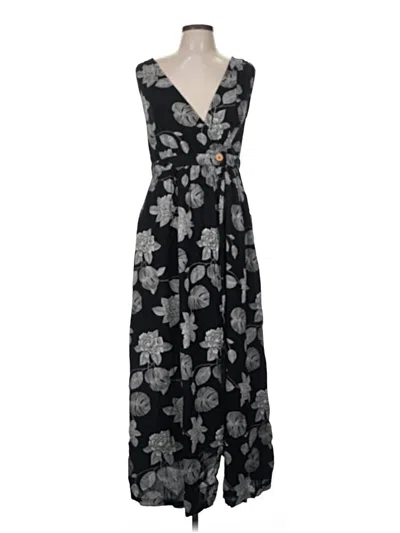 Pre-owned Roxy Casual Dress In Gray