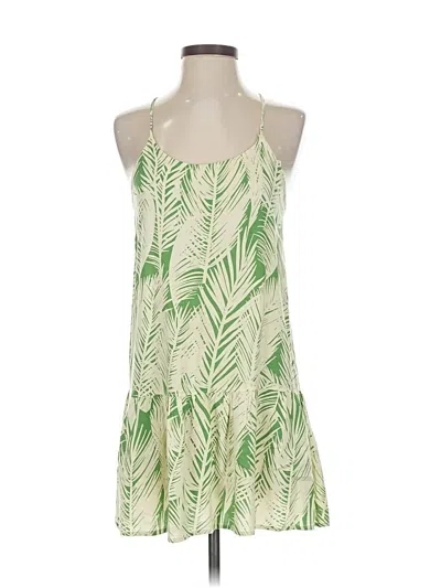 Pre-owned Roxy Casual Dress In Green