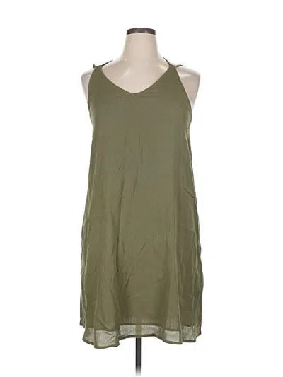 Pre-owned Roxy Casual Dress In Green