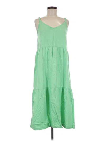 Pre-owned Roxy Casual Dress In Green