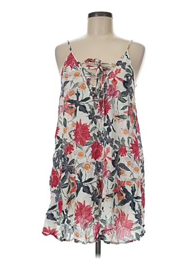 Pre-owned Roxy Casual Dress In Ivory