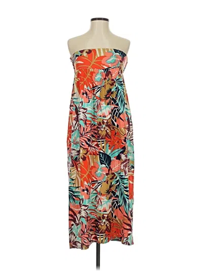 Pre-owned Roxy Casual Dress In Orange