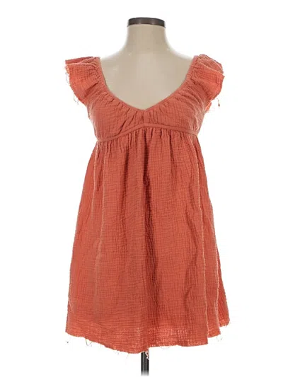 Pre-owned Roxy Casual Dress In Orange