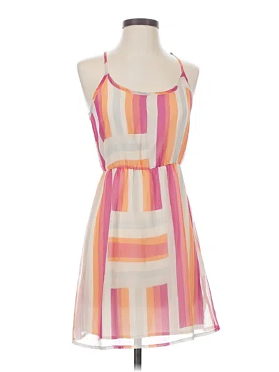 Pre-owned Roxy Casual Dress In Pink