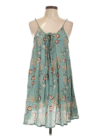 Pre-owned Roxy Casual Dress In Teal