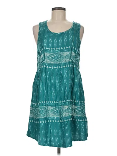 Pre-owned Roxy Casual Dress In Teal