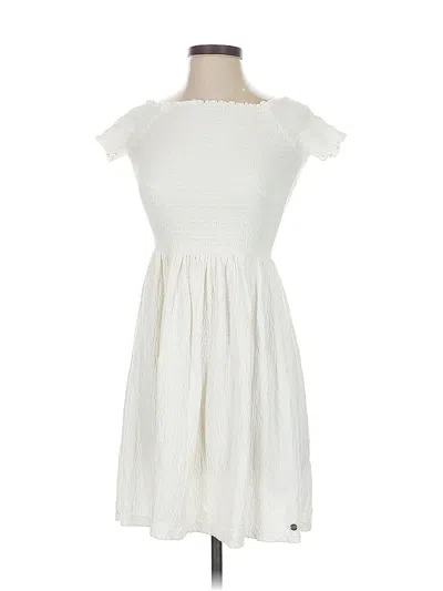 Pre-owned Roxy Casual Dress In White