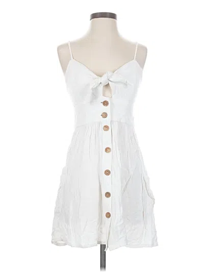 Pre-owned Roxy Casual Dress In White
