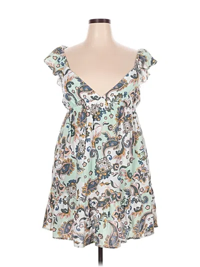 Pre-owned Roxy Casual Dress In White