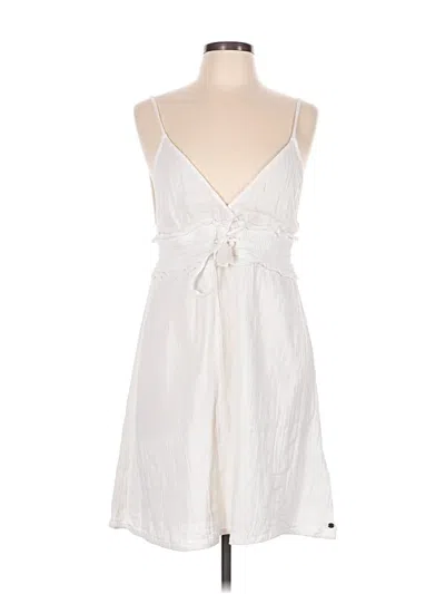 Pre-owned Roxy Casual Dress In White