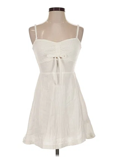 Pre-owned Roxy Casual Dress In White