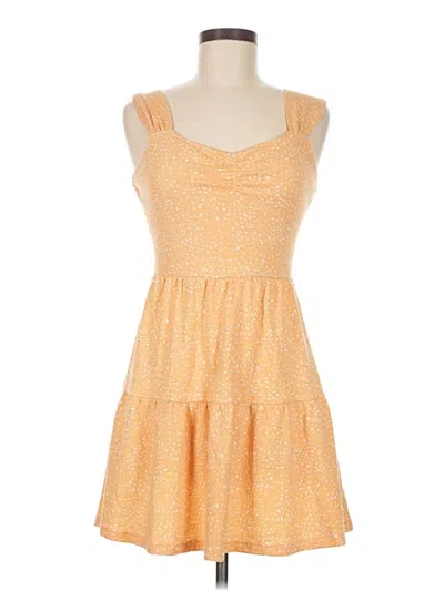 Pre-owned Roxy Casual Dress In Yellow