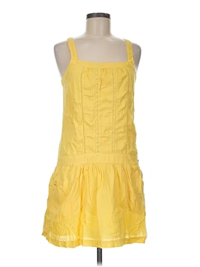 Pre-owned Roxy Casual Dress In Yellow
