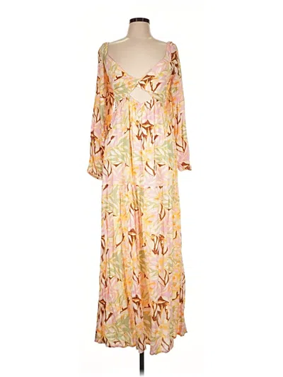 Roxy Casual Dress In Yellow
