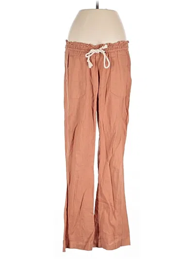 Pre-owned Roxy Casual Pants In Brown