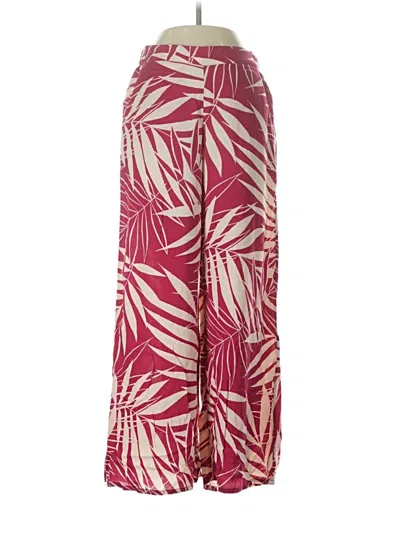 Pre-owned Roxy Casual Pants In Burgundy