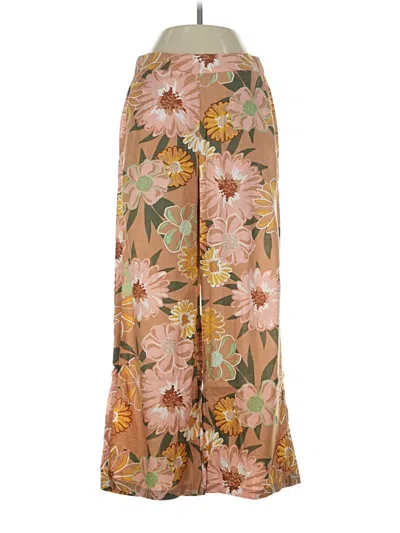 Pre-owned Roxy Casual Pants In Gold