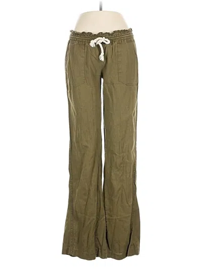 Pre-owned Roxy Casual Pants In Green