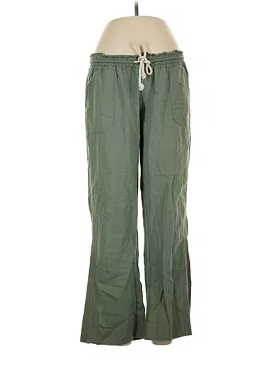 Pre-owned Roxy Casual Pants In Green
