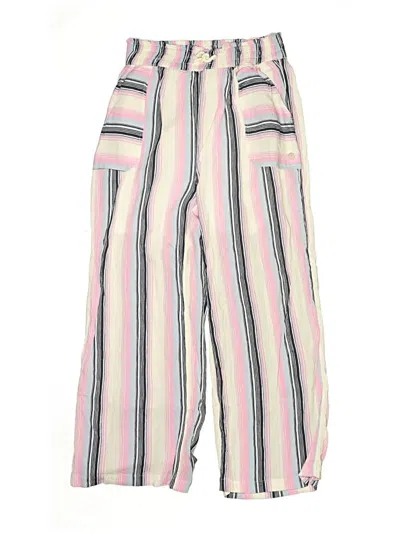Pre-owned Roxy Kids' Casual Pants In Ivory