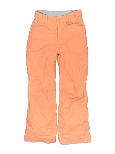 Pre-owned Roxy Kids' Casual Pants In Orange