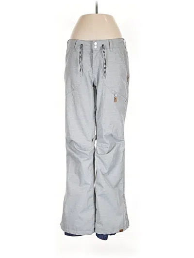 Pre-owned Roxy Casual Pants In Silver
