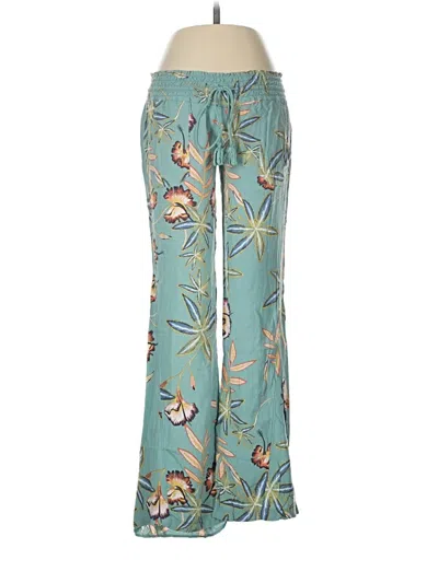 Pre-owned Roxy Casual Pants In Teal