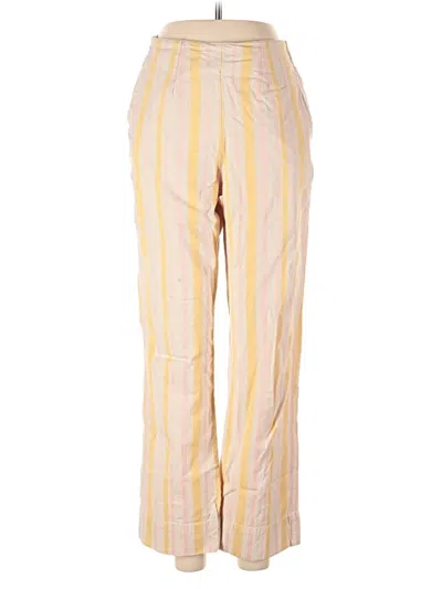 Pre-owned Roxy Casual Pants In Yellow