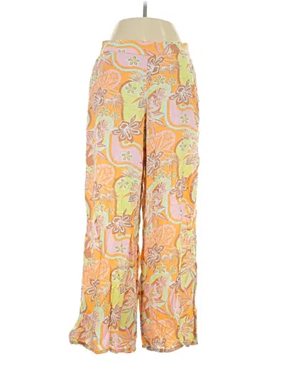 Pre-owned Roxy Casual Pants In Yellow