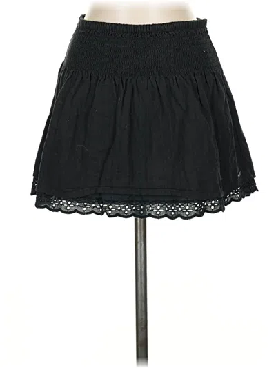 Pre-owned Roxy Casual Skirt In Black