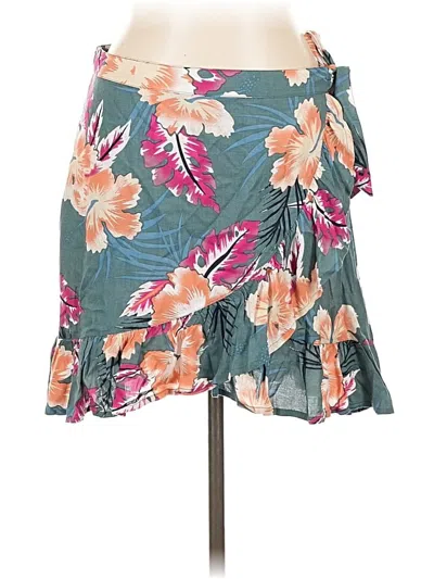 Pre-owned Roxy Casual Skirt In Blue