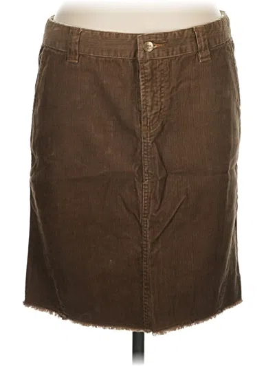 Pre-owned Roxy Casual Skirt In Brown